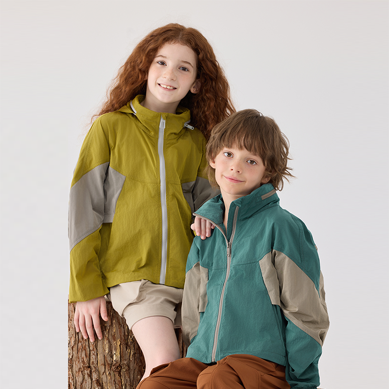 Jollybean BreezeShield Kids' Light Windbreaker Jacket （120-170/5y-Adult）