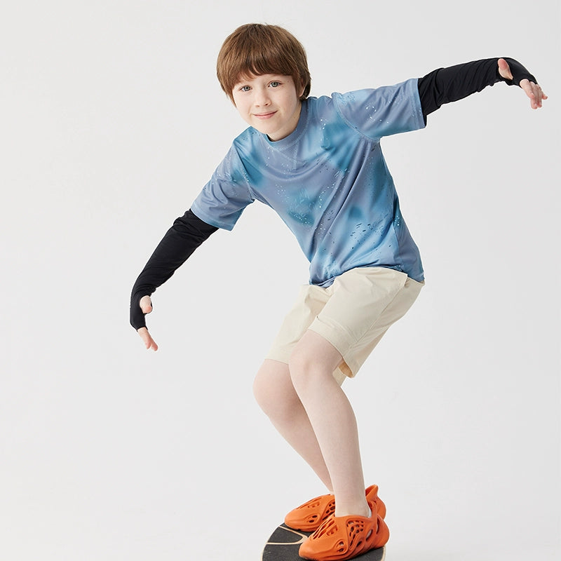 Jollybean Kids GlowMotion Tie-Dye Layered Tee (120-170/ 5y-Adult)