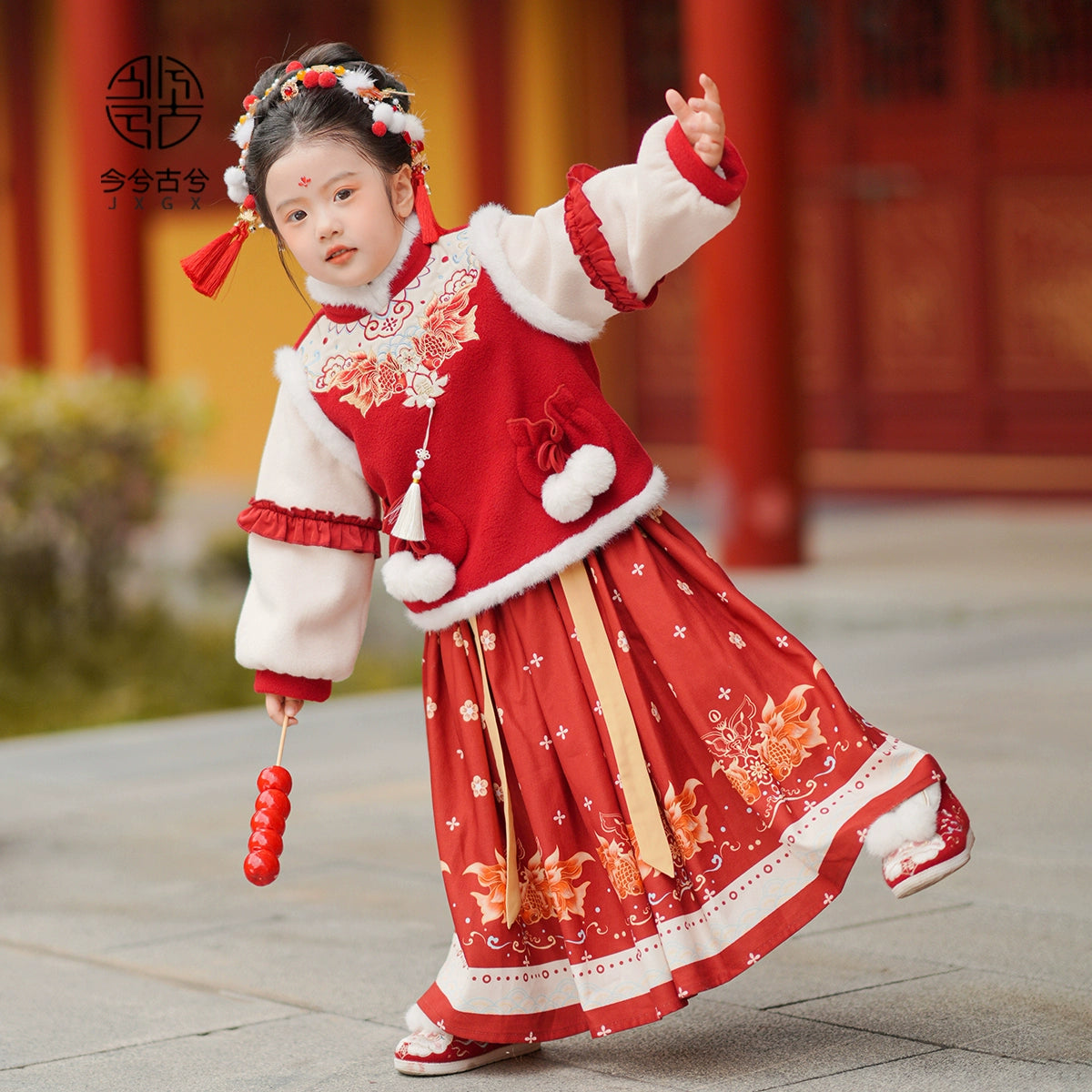 JXGX Chinese New Year Girl Set---Keying