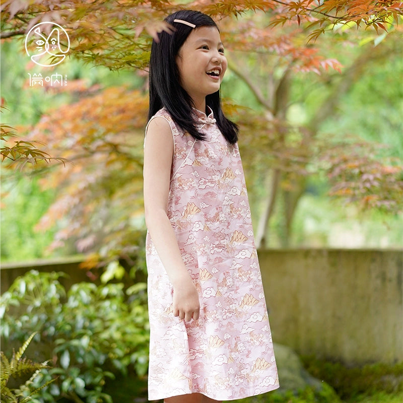 Mana Kids Clouds of Legend Cotton Cheongsam