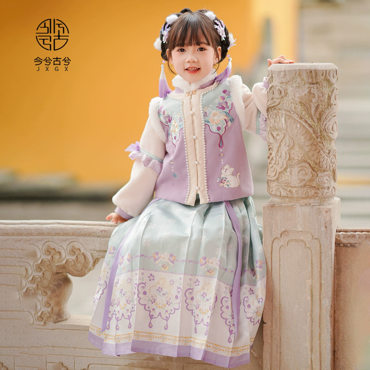 JXGX Chinese New Year Girl Set ——Zilan