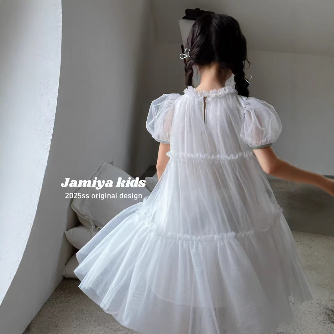 Jamiya Girls Ethereal Whisper Tulle Princess Dress (100-150/3y-12y)