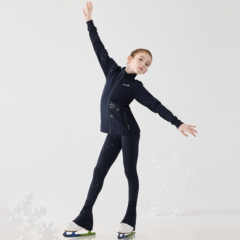 Jollybean Sparkle Figure Skating Fleece Set (120-160/5y-14y+)