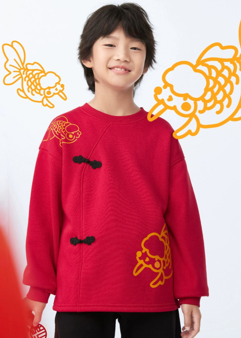 SLT Family Matching Chinese New Year Fleece Sweatshirt