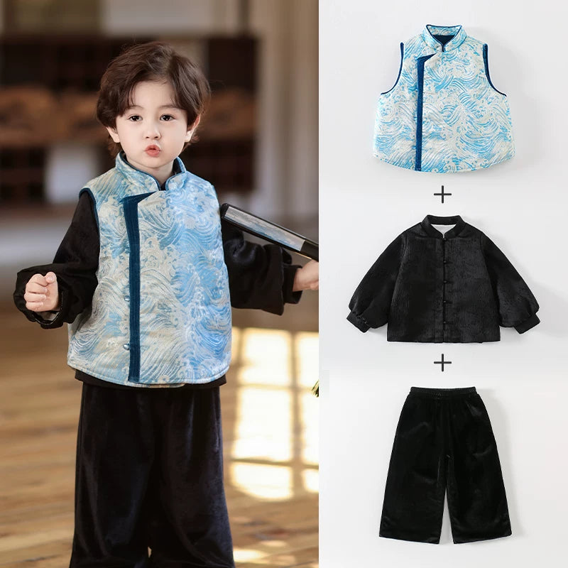 JXGX Boys New Year Traditional Outfit --- RongChuan