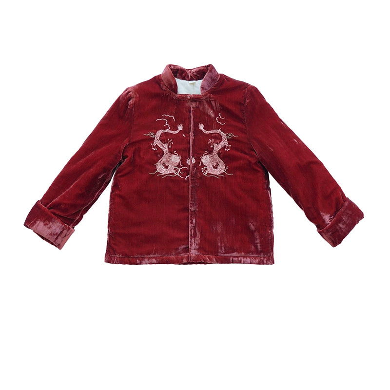 MaNa Kids Imperial Dragon Velvet Jacket