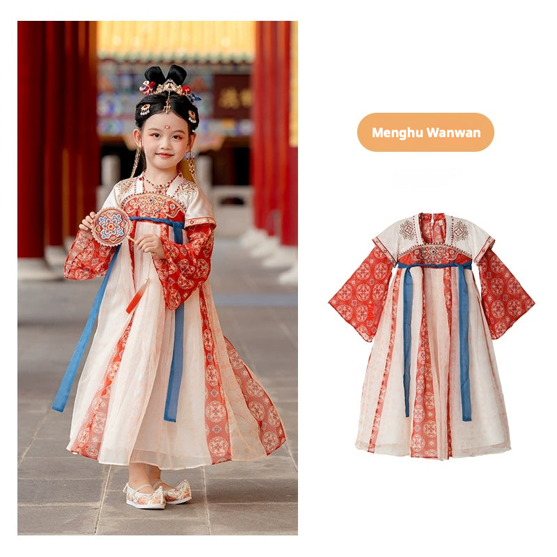 MengHu Girls' Hanfu Confucian Dress ---Wanwan--- Chinese New Year