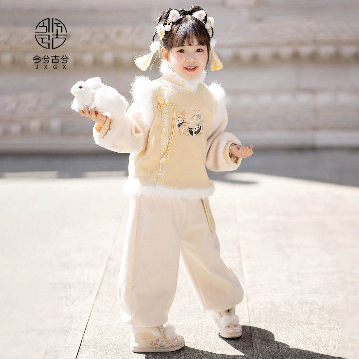 JXGX-Chinese New Year Panda Unisex set --Daicheng