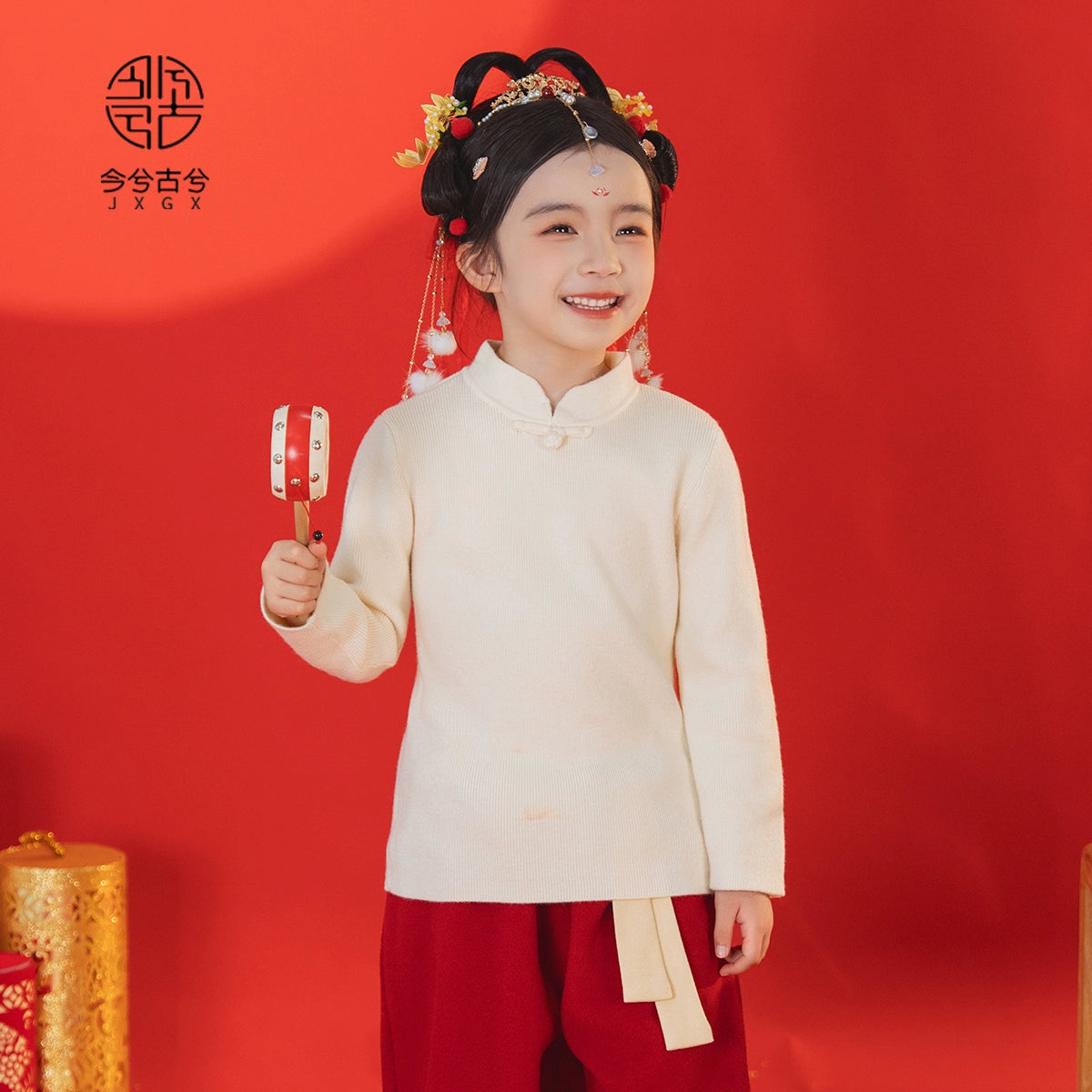 JXGX Chinese New Year Girl Dress ---Shuyan