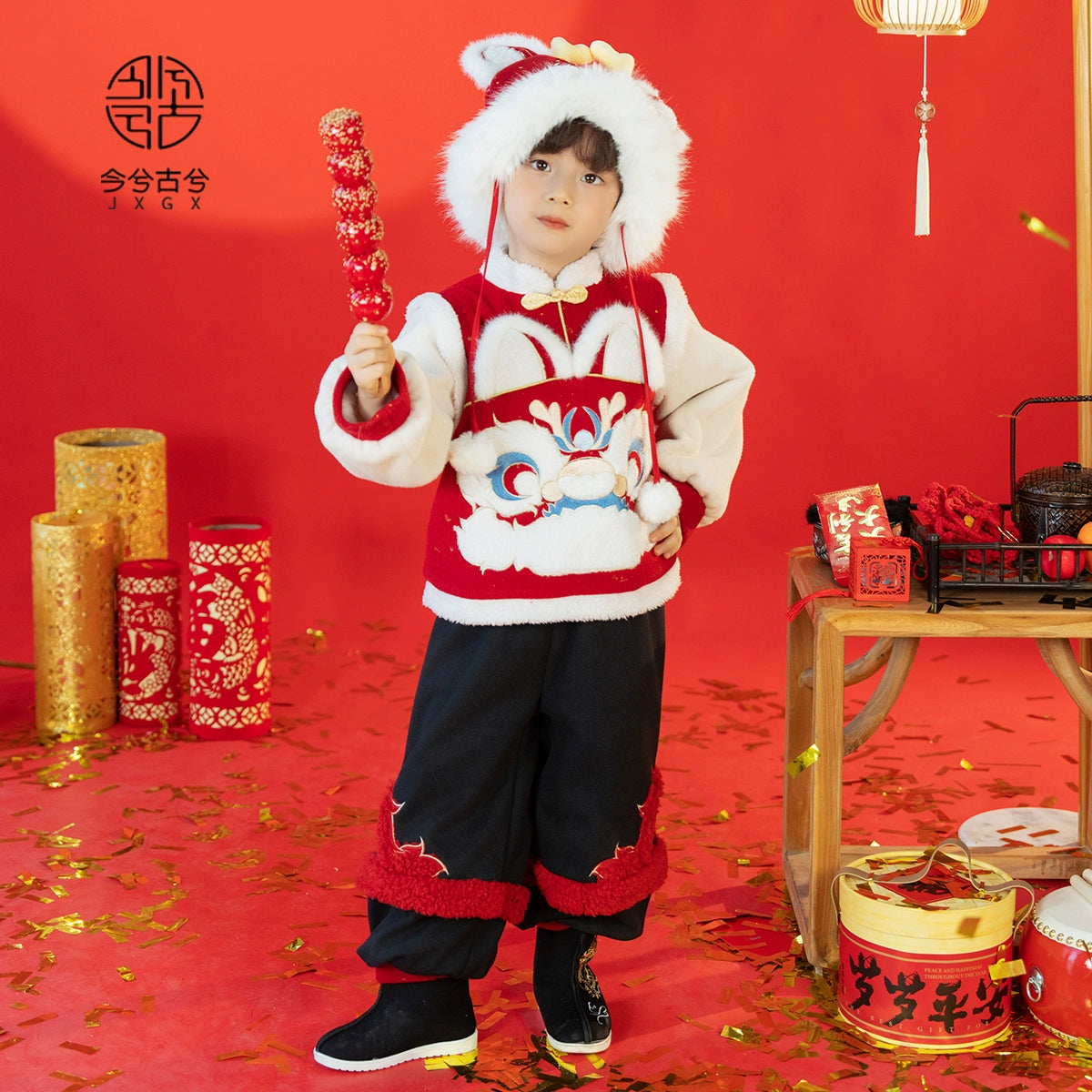 JXGX Chinese New Year Kids Set ----Kaicheng