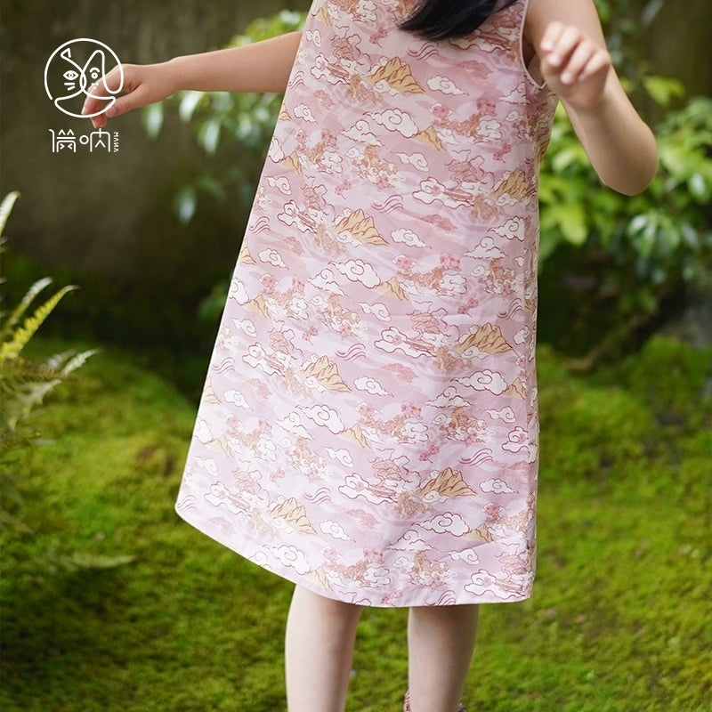 Mana Kids Clouds of Legend Cotton Cheongsam