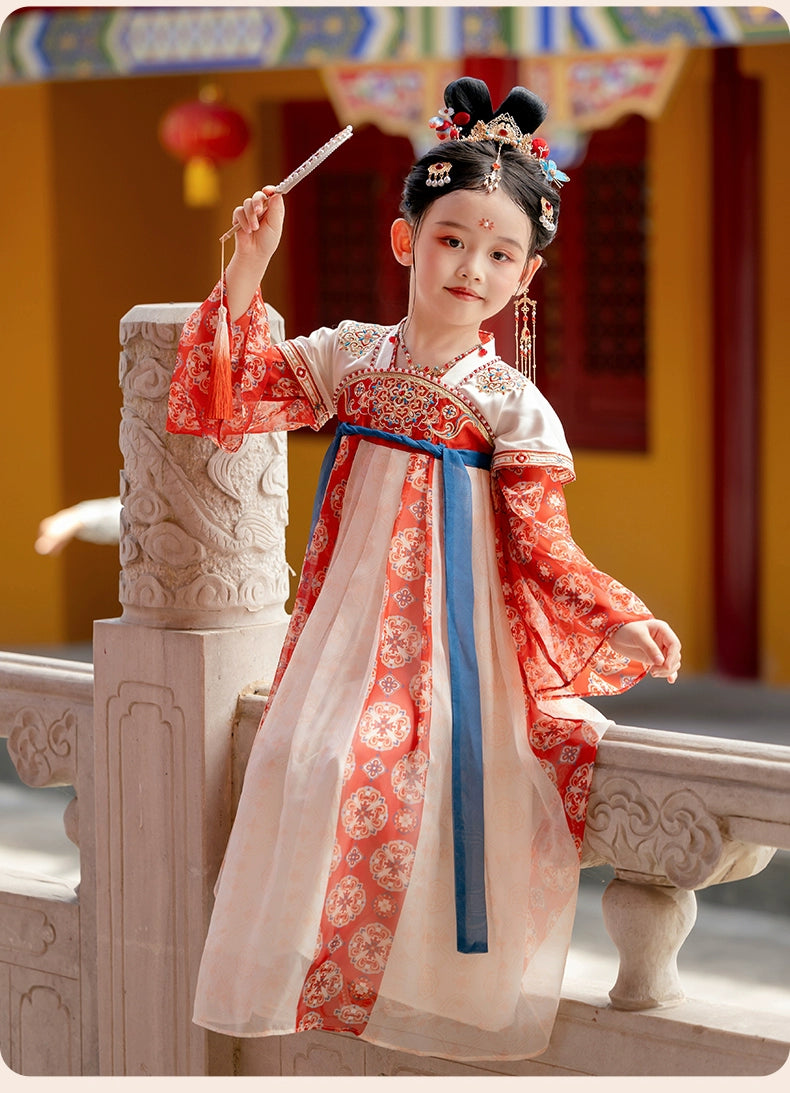 MengHu Girls' Hanfu Confucian Dress ---Wanwan--- Chinese New Year