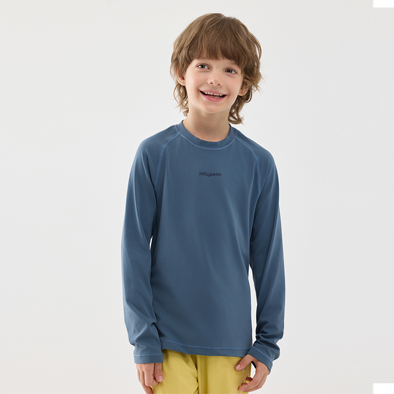 Jollybean Dofit DynaFlex Boys' Long-Sleeve Performance Tee （120-170/5y-Adult）