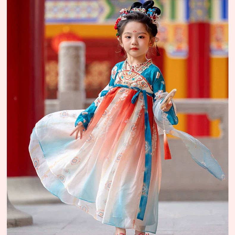 MengHu Girls' Hanfu Confucian Dress --- Yaoguang--- Chinese New Year