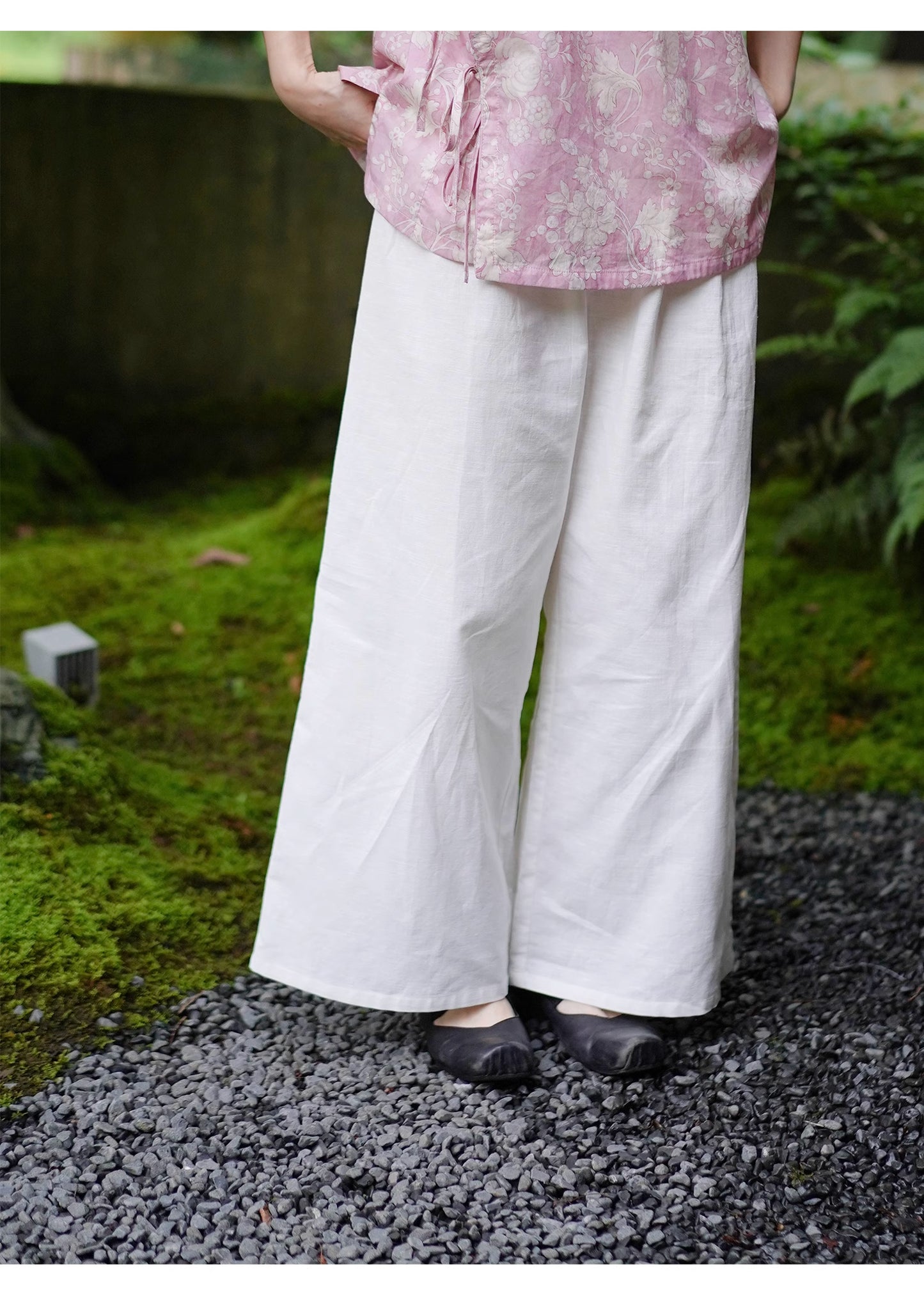 Mana Adult Breezy Linen Blend Wide-Leg Pants