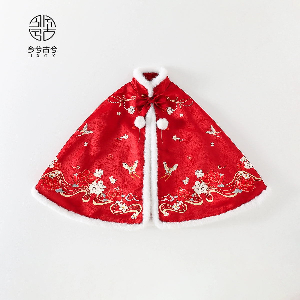 JXGX Chinese New Year Girl Red Cape ---Yunfei