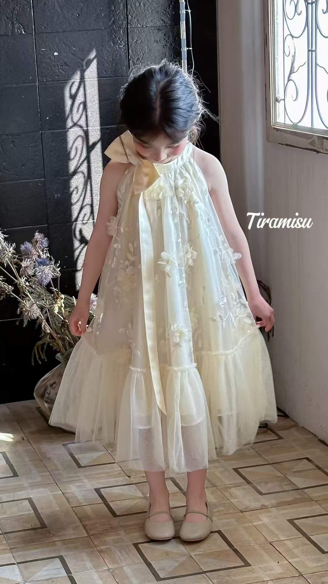 Tiramisu Girls Enchanted Bloom Dress (100-150/3y-12y)