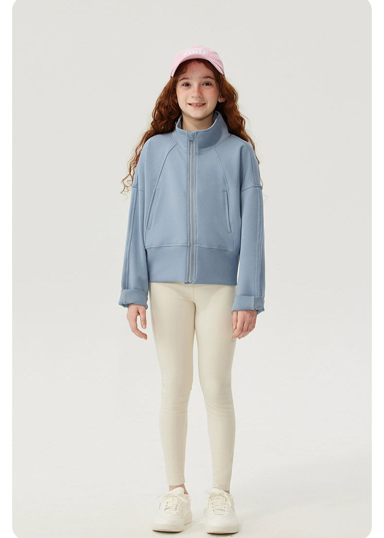 Jollybean Girls CloudFlex Zip-Up Batwing Jacket (120-170/ 5y-Adult)