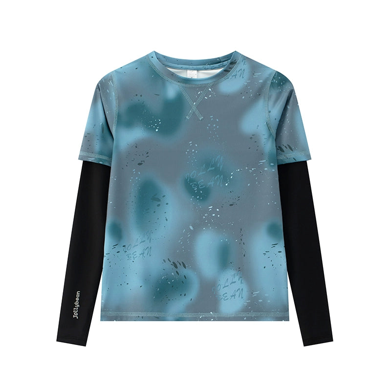 Jollybean Kids GlowMotion Tie-Dye Layered Tee (120-170/ 5y-Adult)