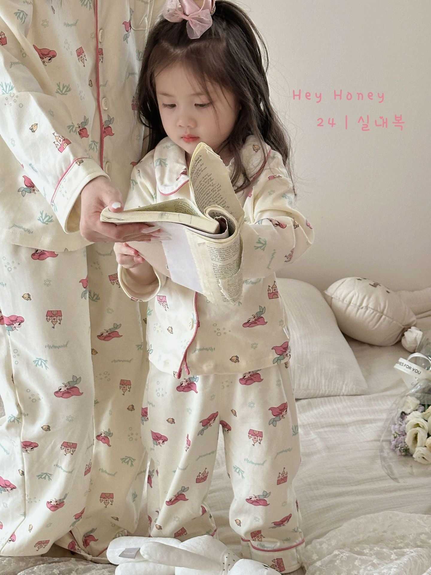 DXJ Family-Matching Carton Cotton Pyjamas Set