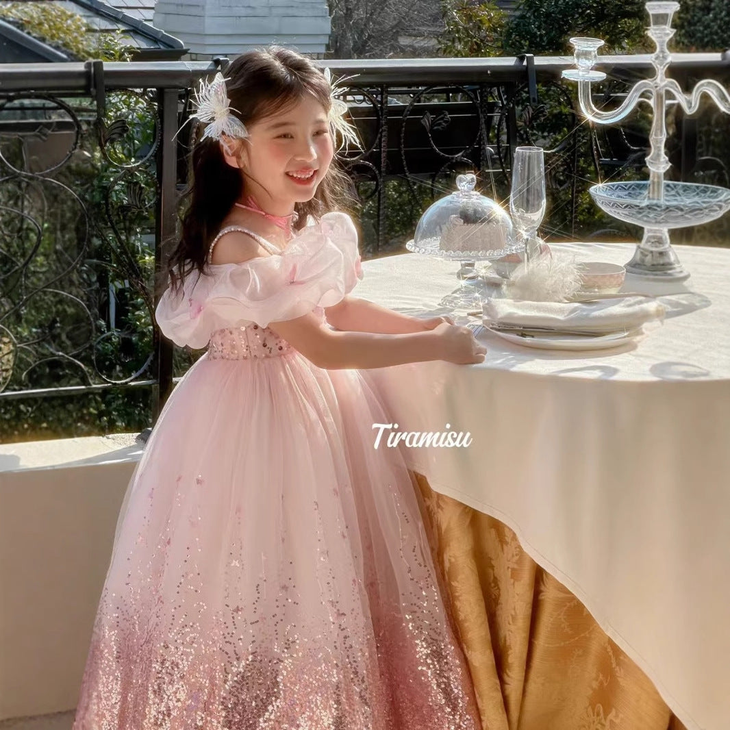 Tiramisu Pink Princess Dream Dress (100-150/3y-12y)