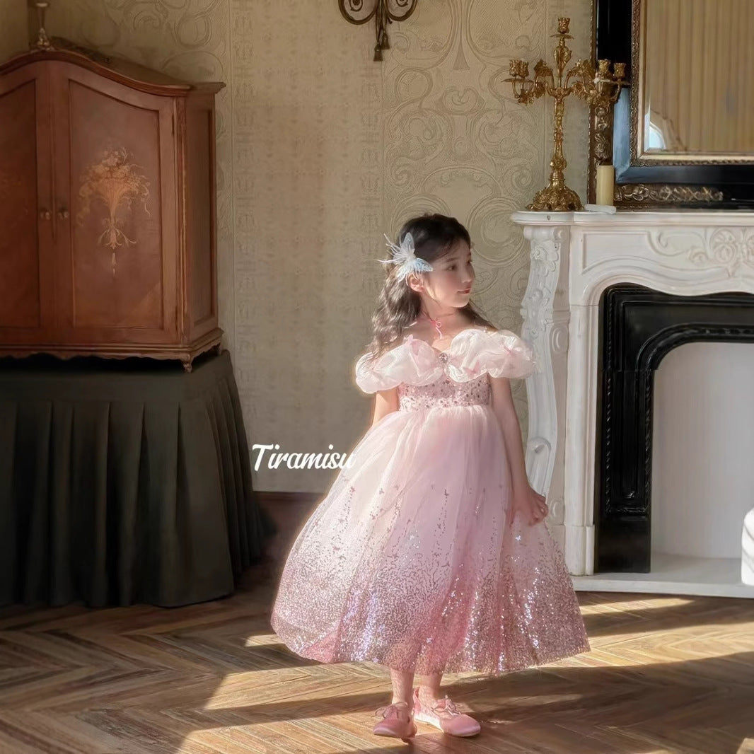 Tiramisu Pink Princess Dream Dress (100-150/3y-12y)