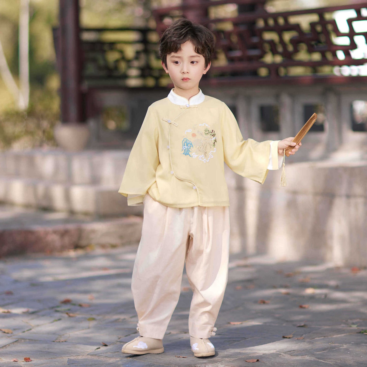 JXGX Boy Traditional Chinese Tang Outfit --- QianCheng