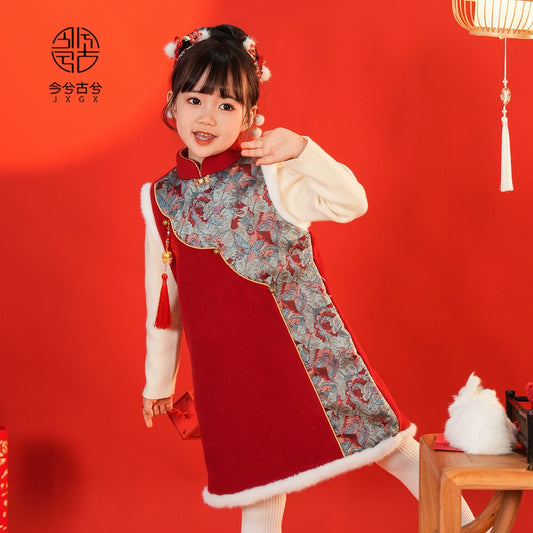 JXGX Chinese New Year Girl Dress --- Nuoran