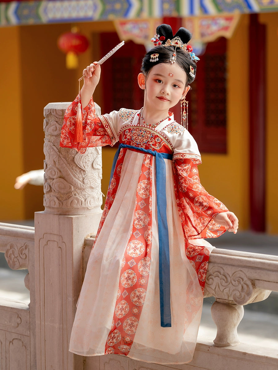 MengHu Girls' Hanfu Confucian Dress ---Wanwan--- Chinese New Year