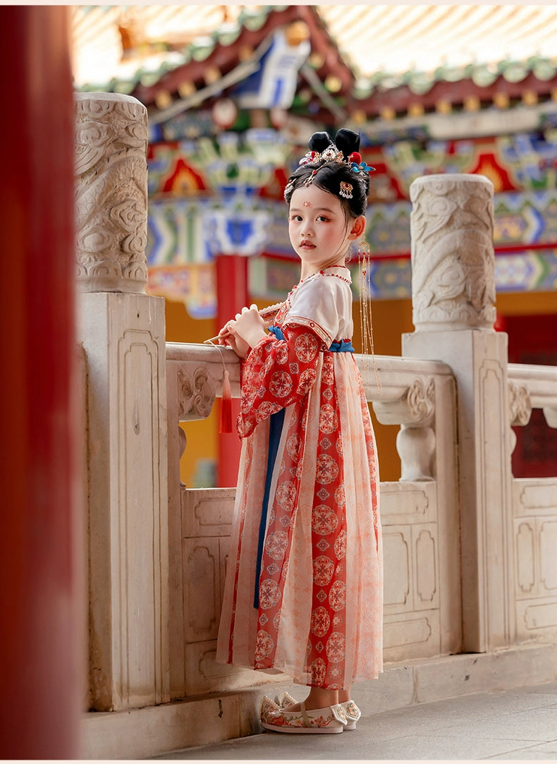 MengHu Girls' Hanfu Confucian Dress ---Wanwan--- Chinese New Year