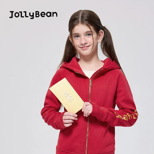 Jollybean Girls Chinese New Year's Fleece Slim Sweatshirt