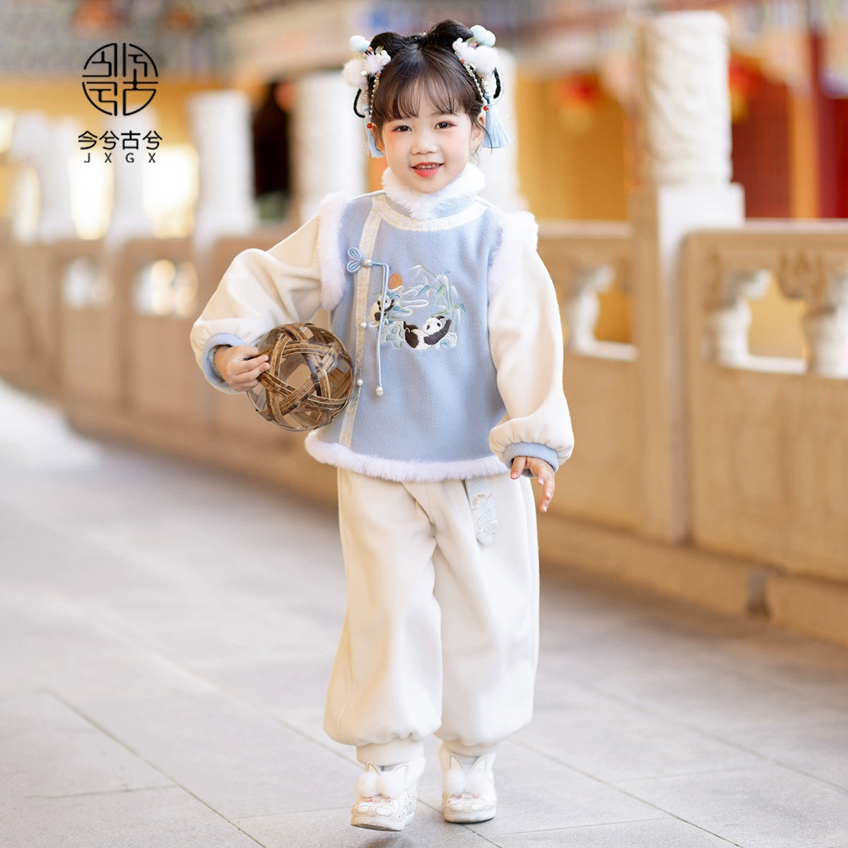 JXGX-Chinese New Year Panda Unisex set --Daicheng