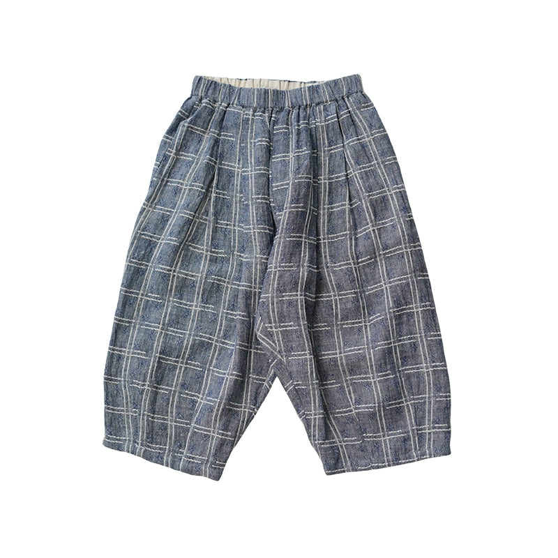 Mana Kids Summer Linen Lattice Leisure Set