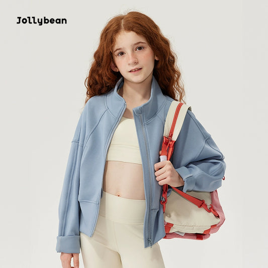 Jollybean Girls CloudFlex Zip-Up Batwing Jacket (120-170/ 5y-Adult)