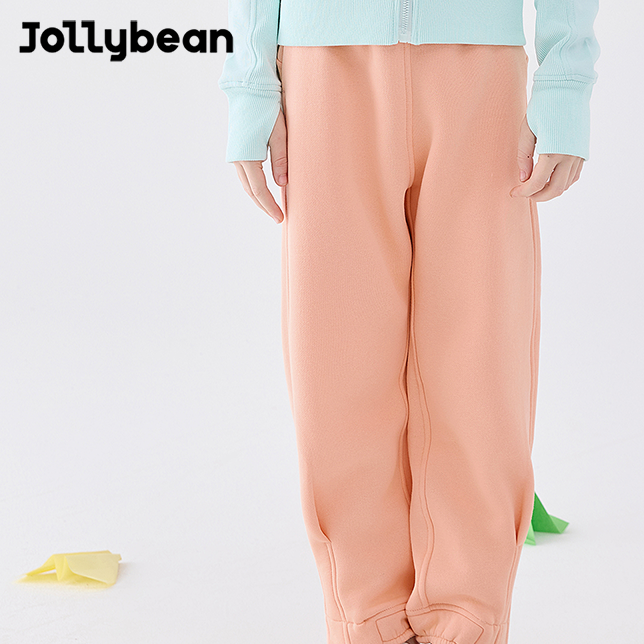 JollybeanKids Cozy Fleece Jogger Pants (120-170/5y-Adult)