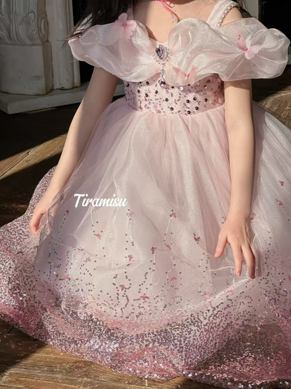 Tiramisu Pink Princess Dream Dress (100-150/3y-12y)