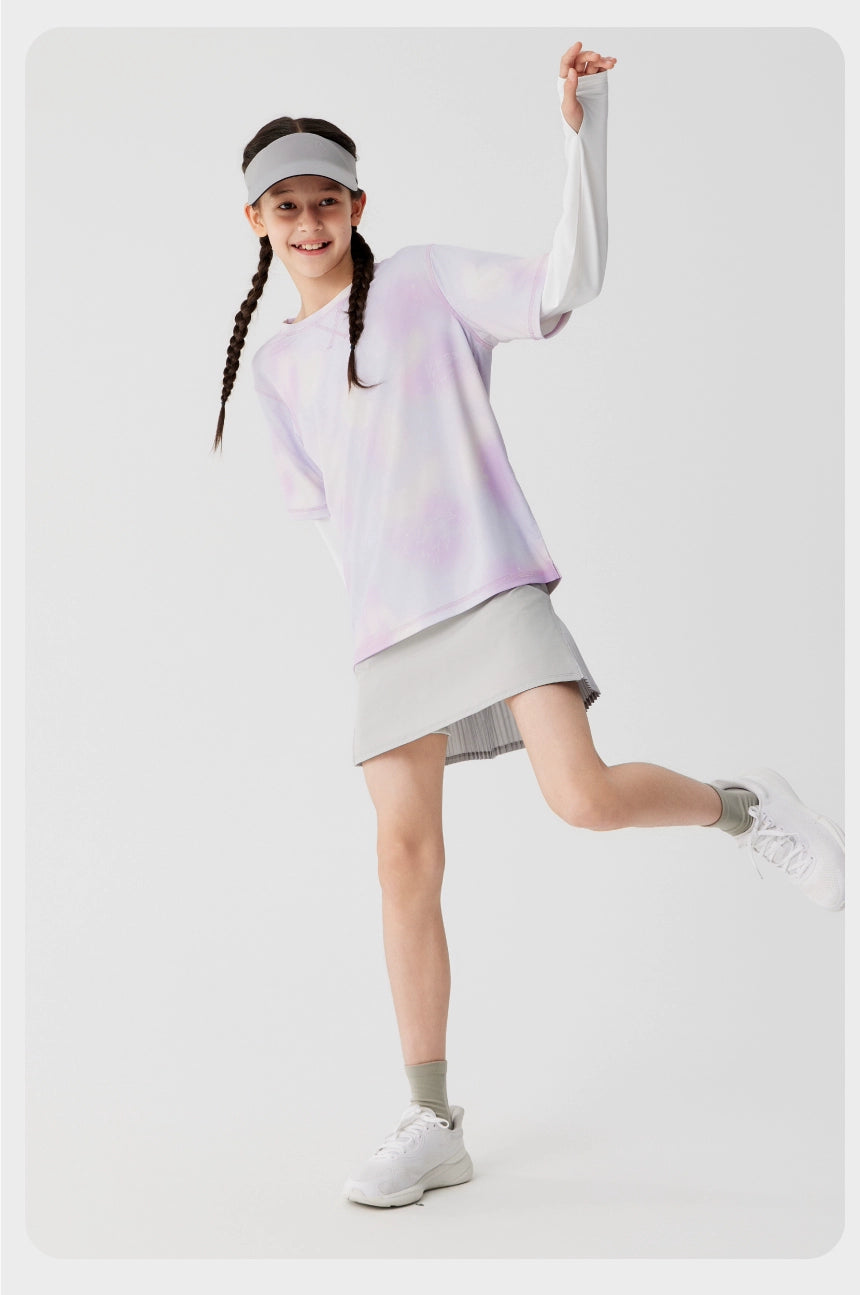 Jollybean Kids GlowMotion Tie-Dye Layered Tee (120-170/ 5y-Adult)