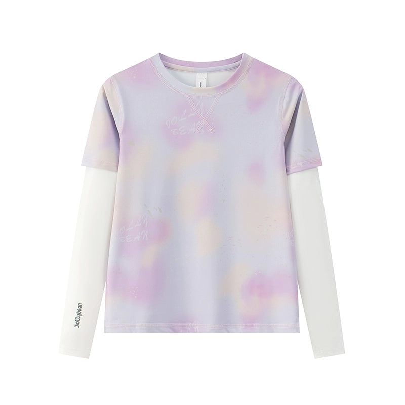Jollybean Kids GlowMotion Tie-Dye Layered Tee (120-170/ 5y-Adult)