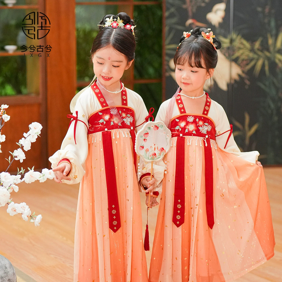 JXGX Fall/Spring Chinese New Year Girl Dress —Junmang