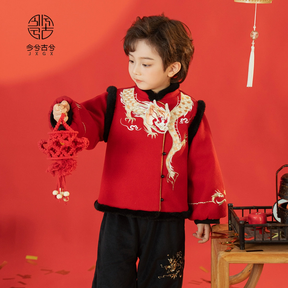 JXGX Chinese New Year Boys Jacket ---Jinlong