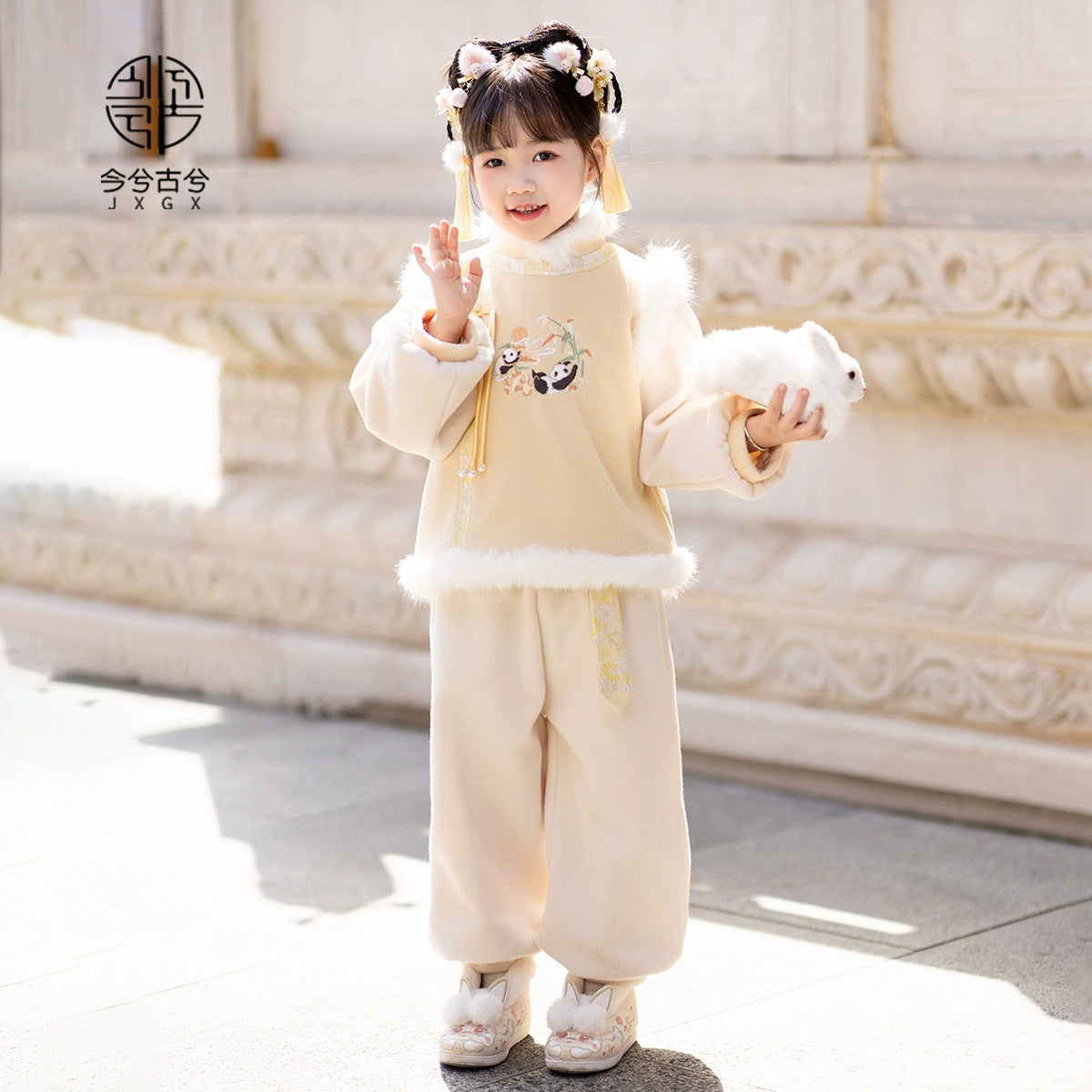 JXGX-Chinese New Year Panda Unisex set --Daicheng