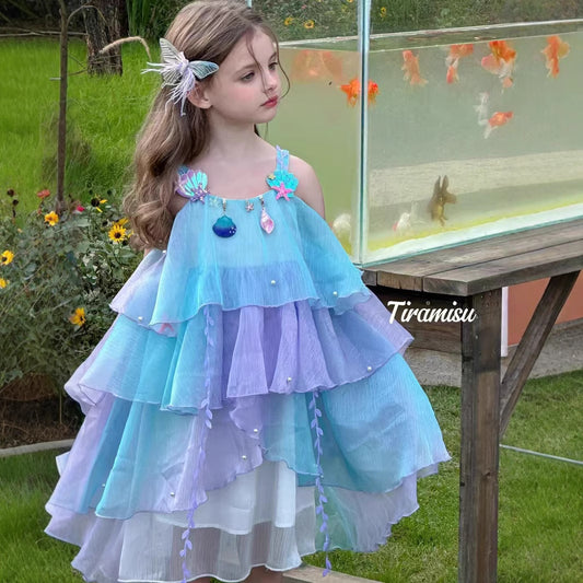 Tiramisu Girls Ocean Dreamer Dress (100-150/3y-12y)