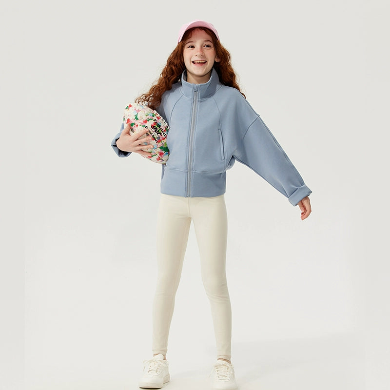 Jollybean Girls CloudFlex Zip-Up Batwing Jacket (120-170/ 5y-Adult)