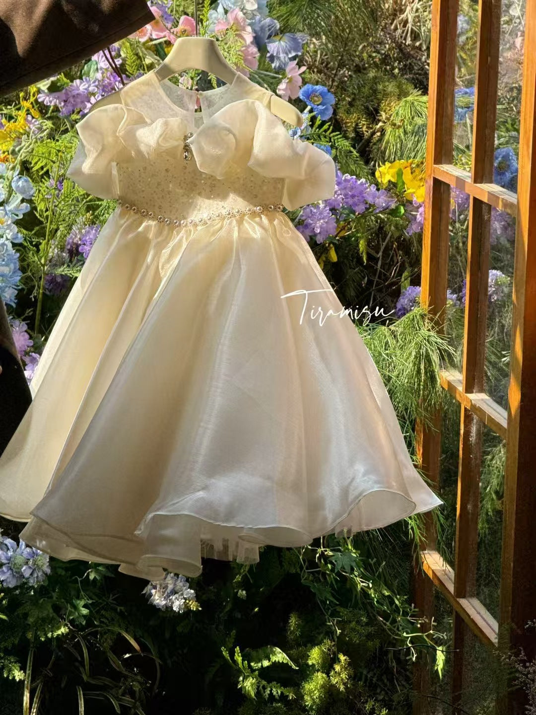 Tiramisu Girls Pearl Mist Princess Dress  (100-150/3y-12y)