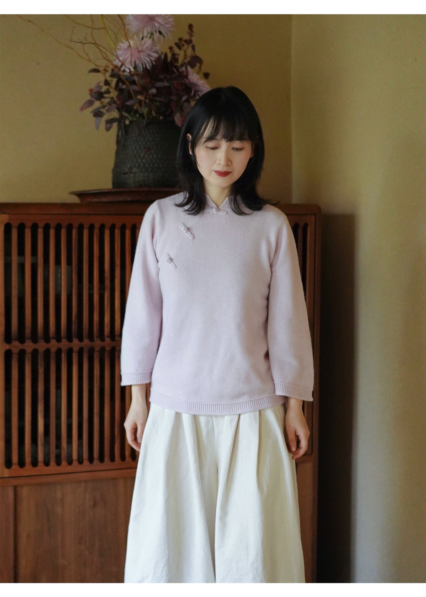 MaNa Chinese New Year Kids Soft Pink Woolen Sweater