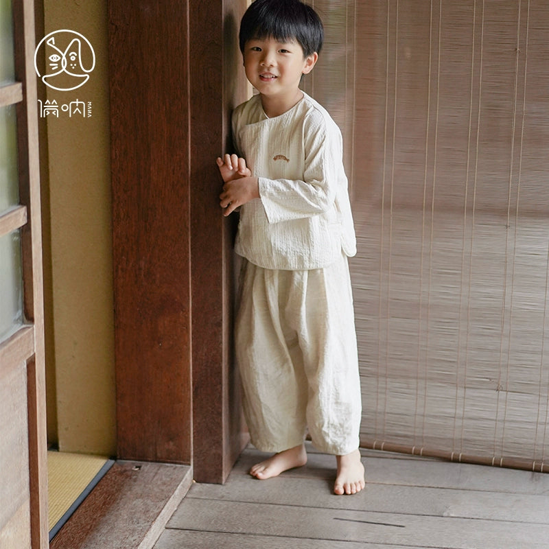 Mana Kids Natural Breeze Linen Trousers