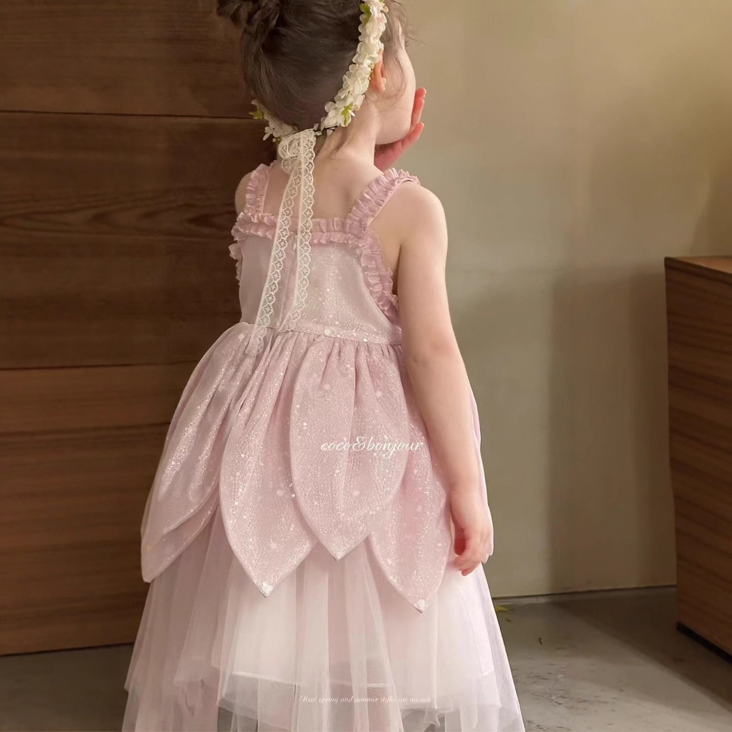 Girls Petal Fairy Princess Dress (90-130/18m-7y)