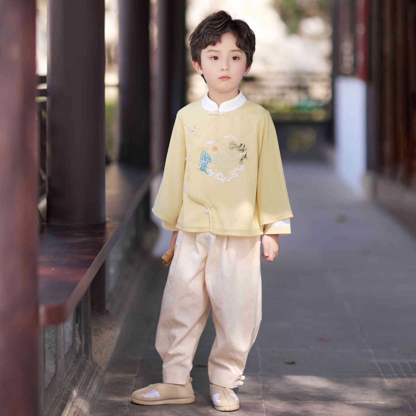 JXGX Boy Traditional Chinese Tang Outfit --- QianCheng