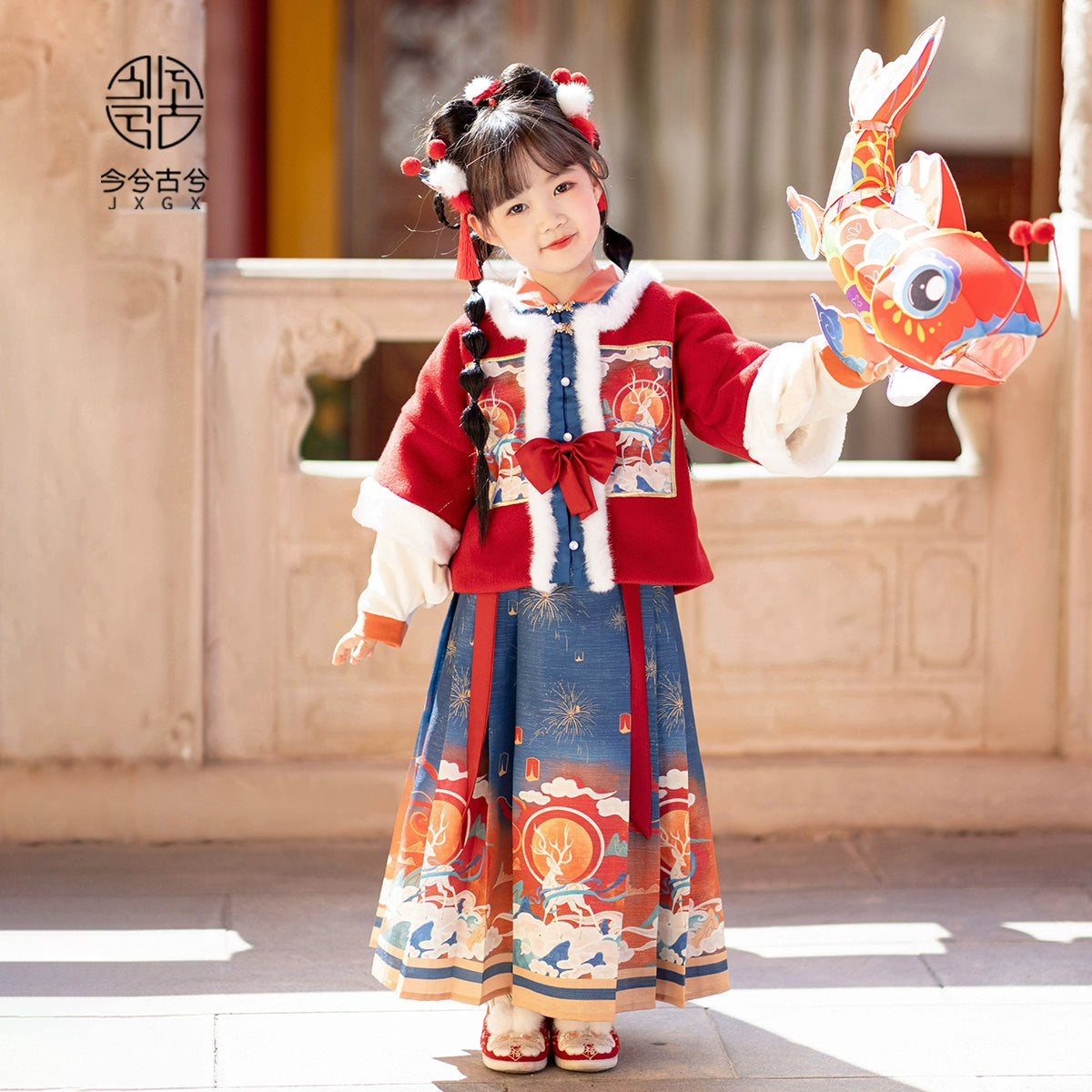 JXGX Chinese New Year Girl Set ----Bailu