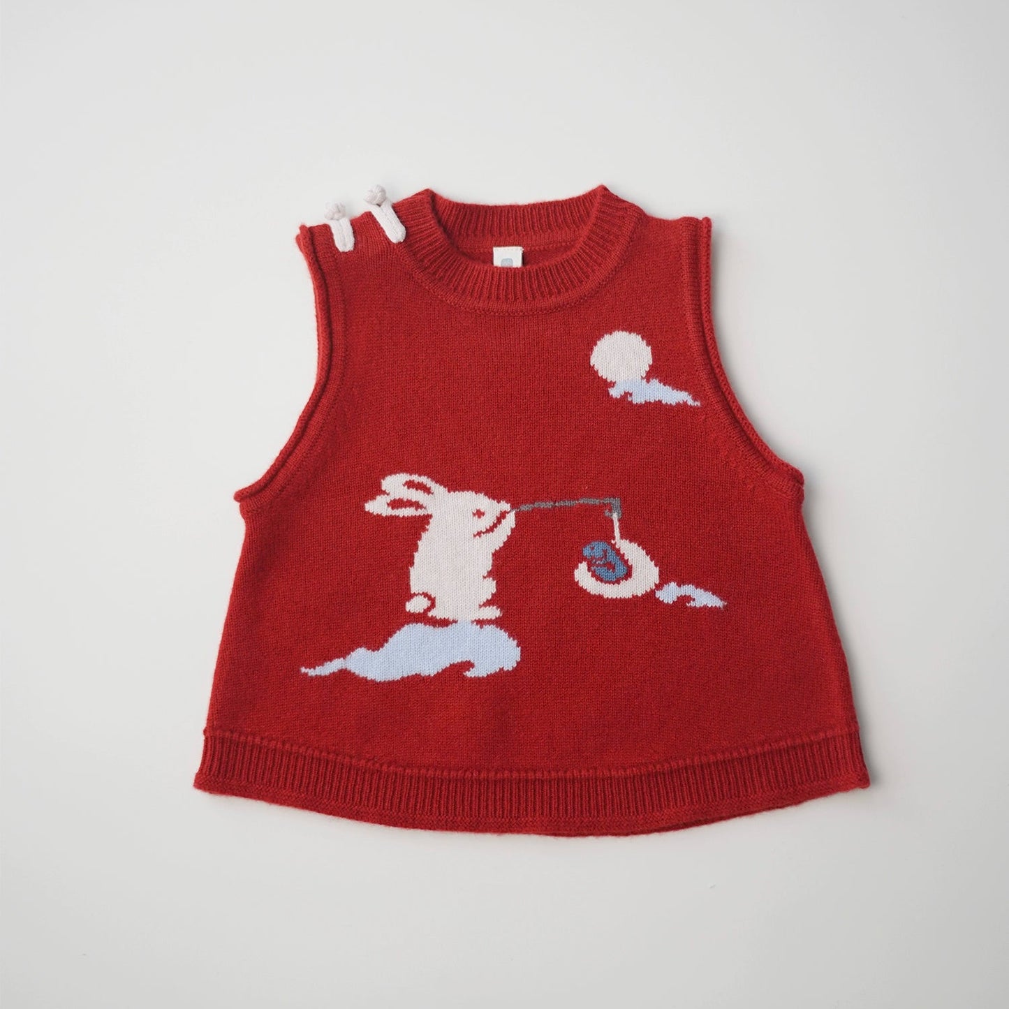 MaNa  Chinese New Year Toddler Knitted Wool Vest